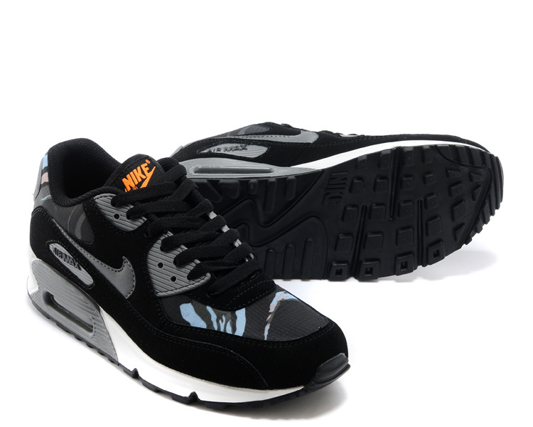 Nike Air Max 90 307793 084 Black Army Green Shoes - Click Image to Close